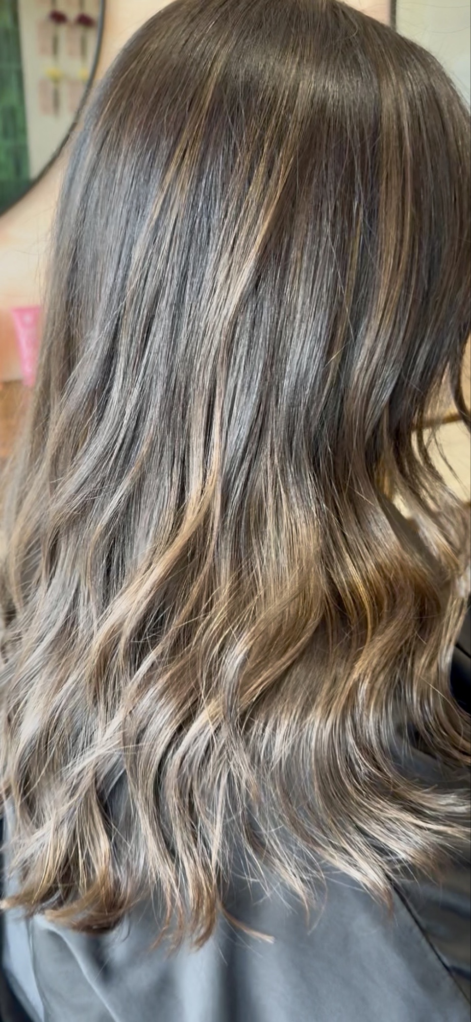 Cool toned balayage