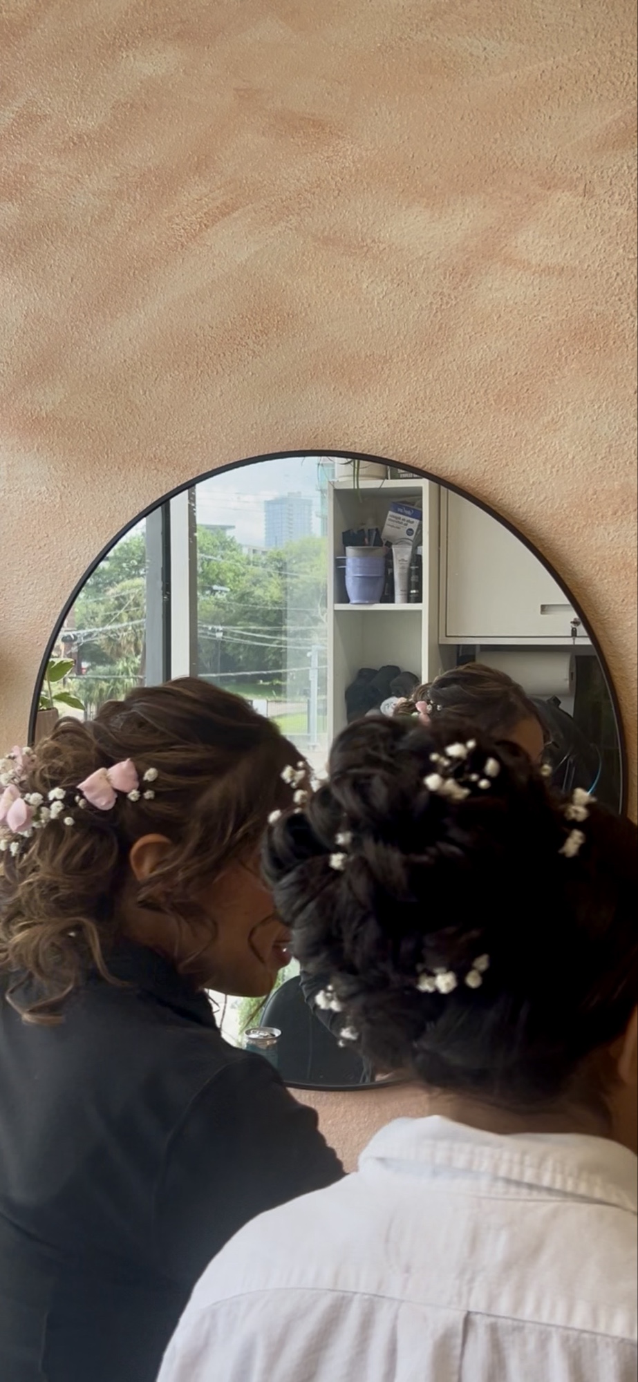 Bridal updo